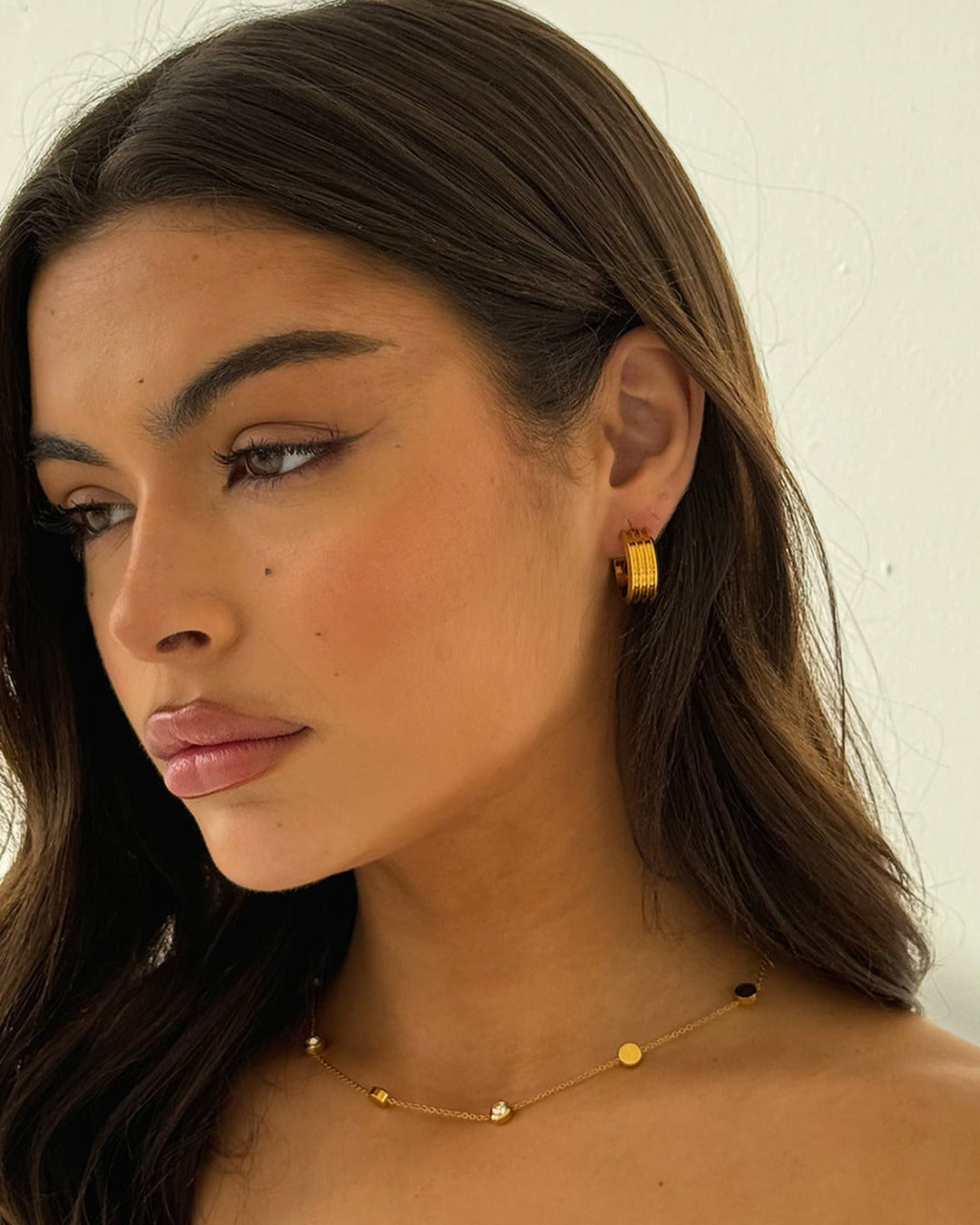 Mini Ribbed Hoop
