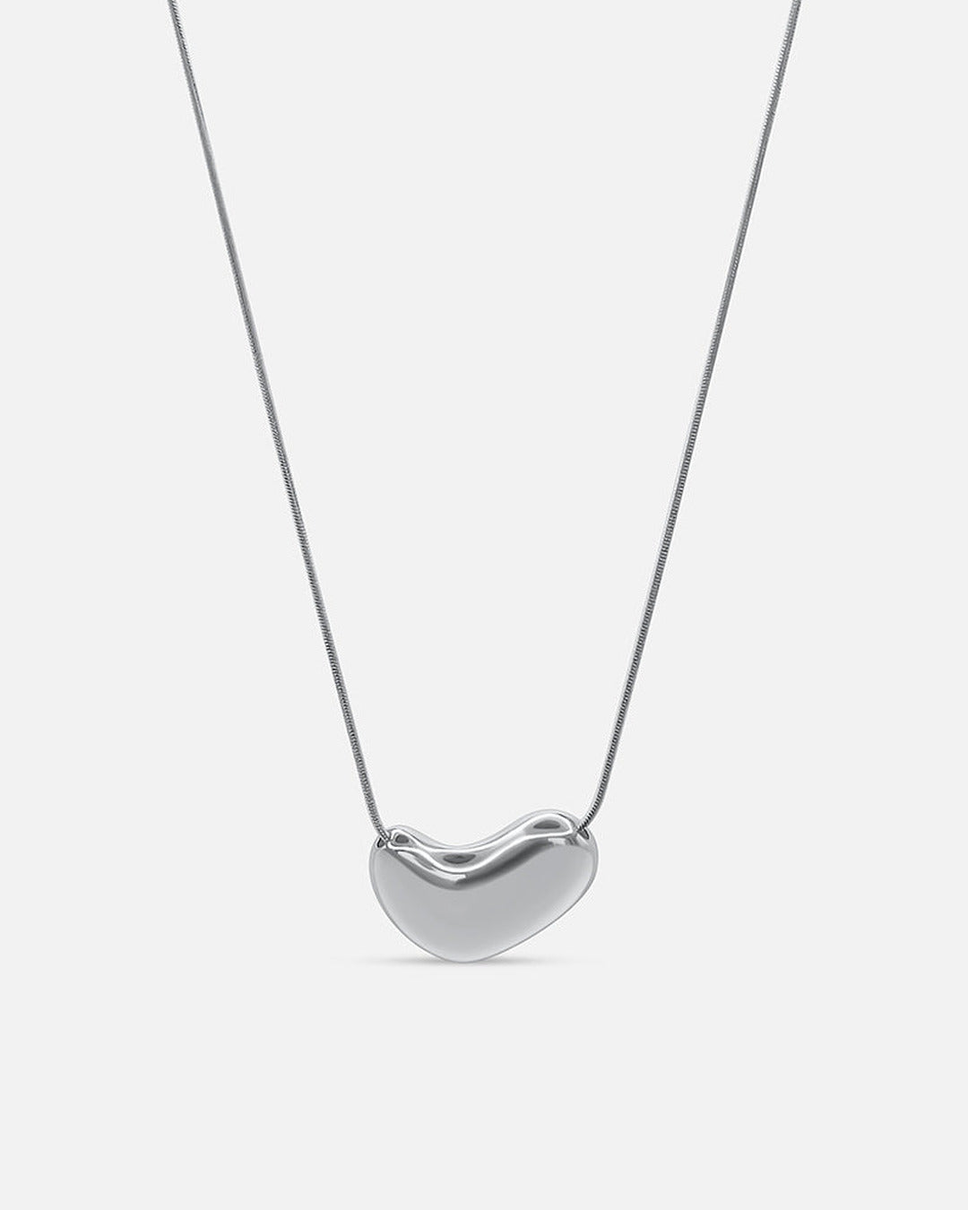 Pebble Necklace - Silver