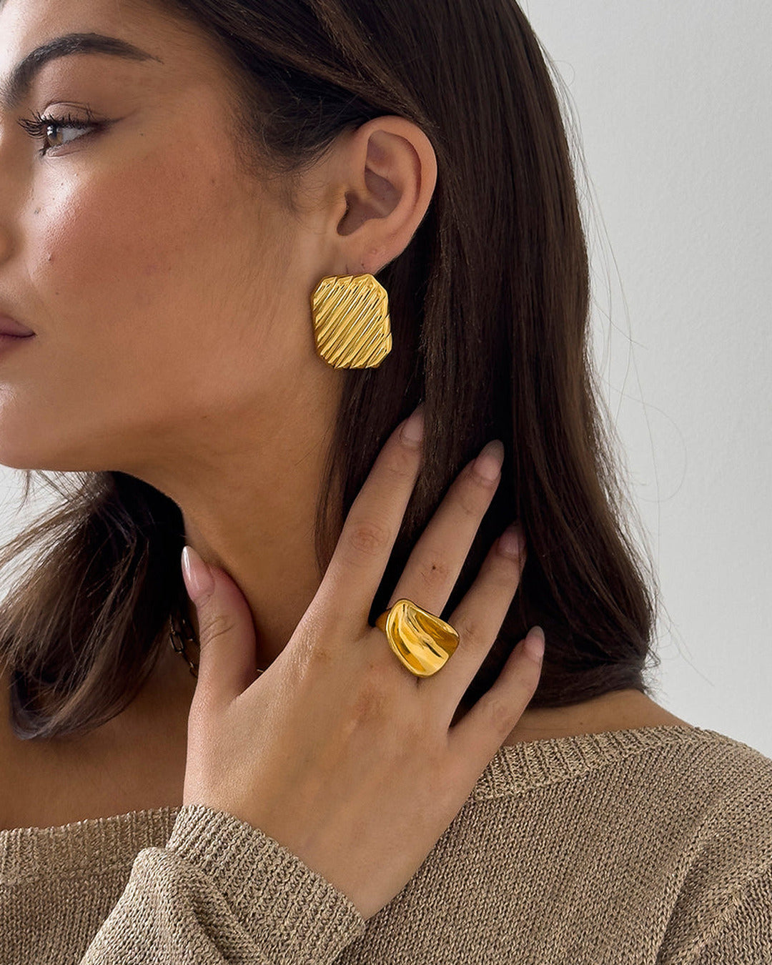 Mirror Ring Gold