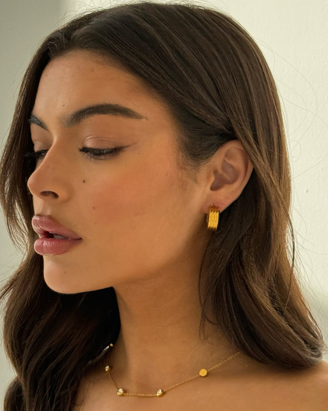 Mini Ribbed Hoop