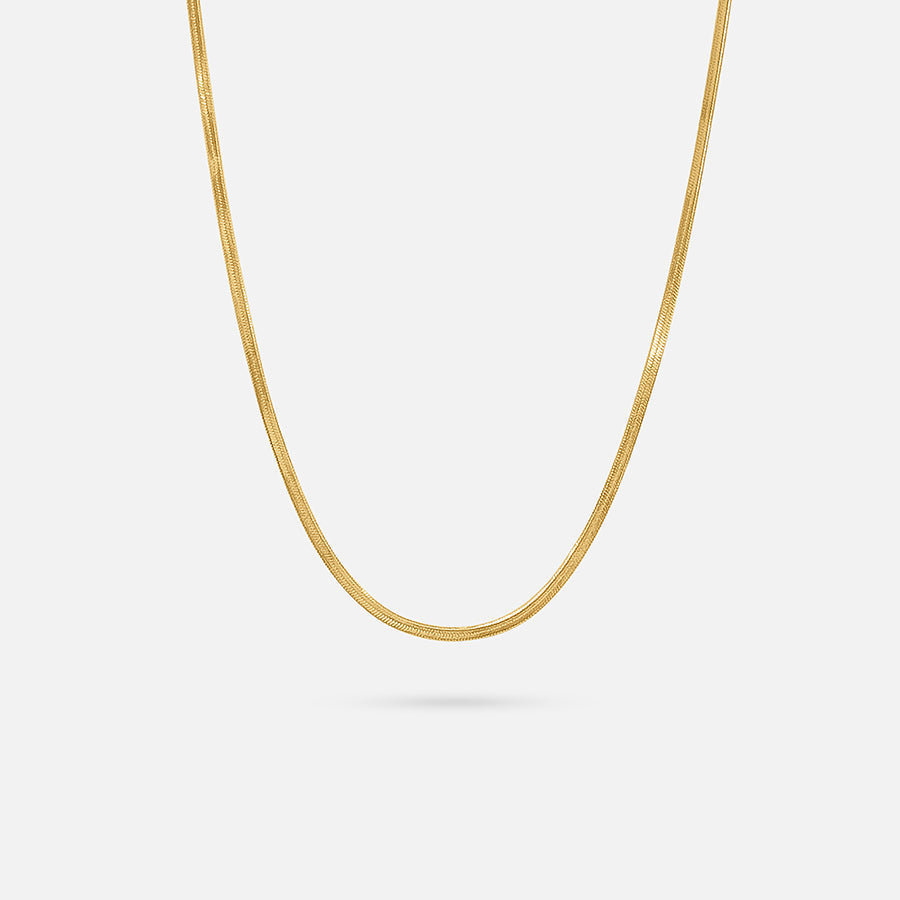 Gold Textured Necklace Slim (Bundle)