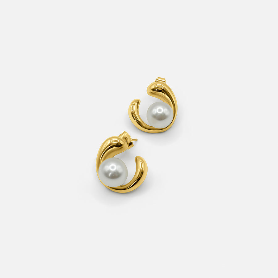 Gold Pearl Detail Earring (Bundle)