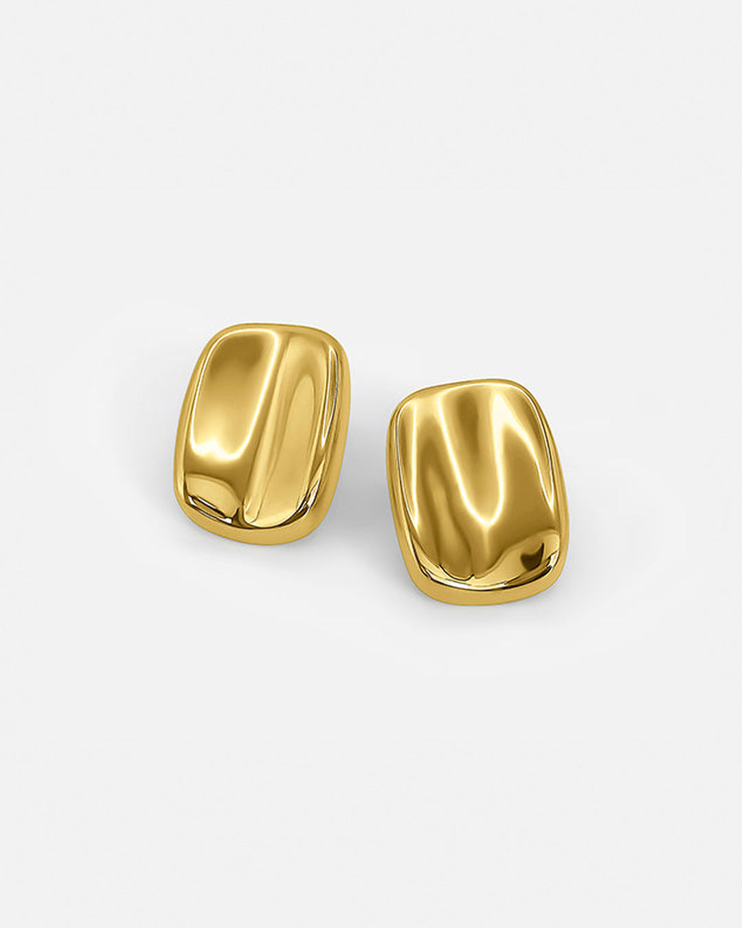 Rectangular Studs Gold