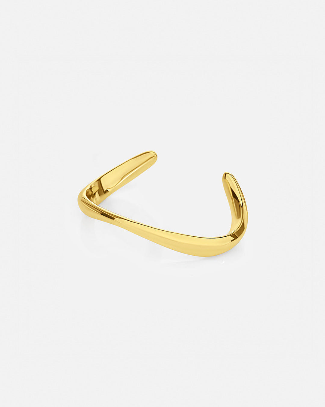 Contour Cuff Bracelet - Gold