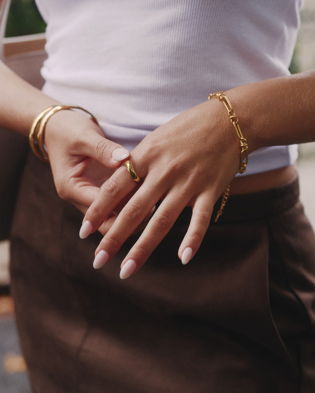 Paperclip Bracelet - Gold