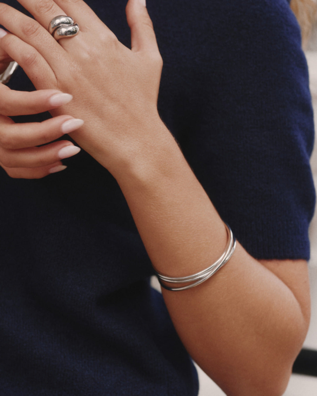Silver Cuff Bangle