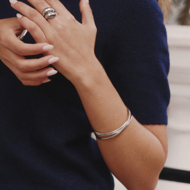 Silver Cuff Bangle (Bundle)