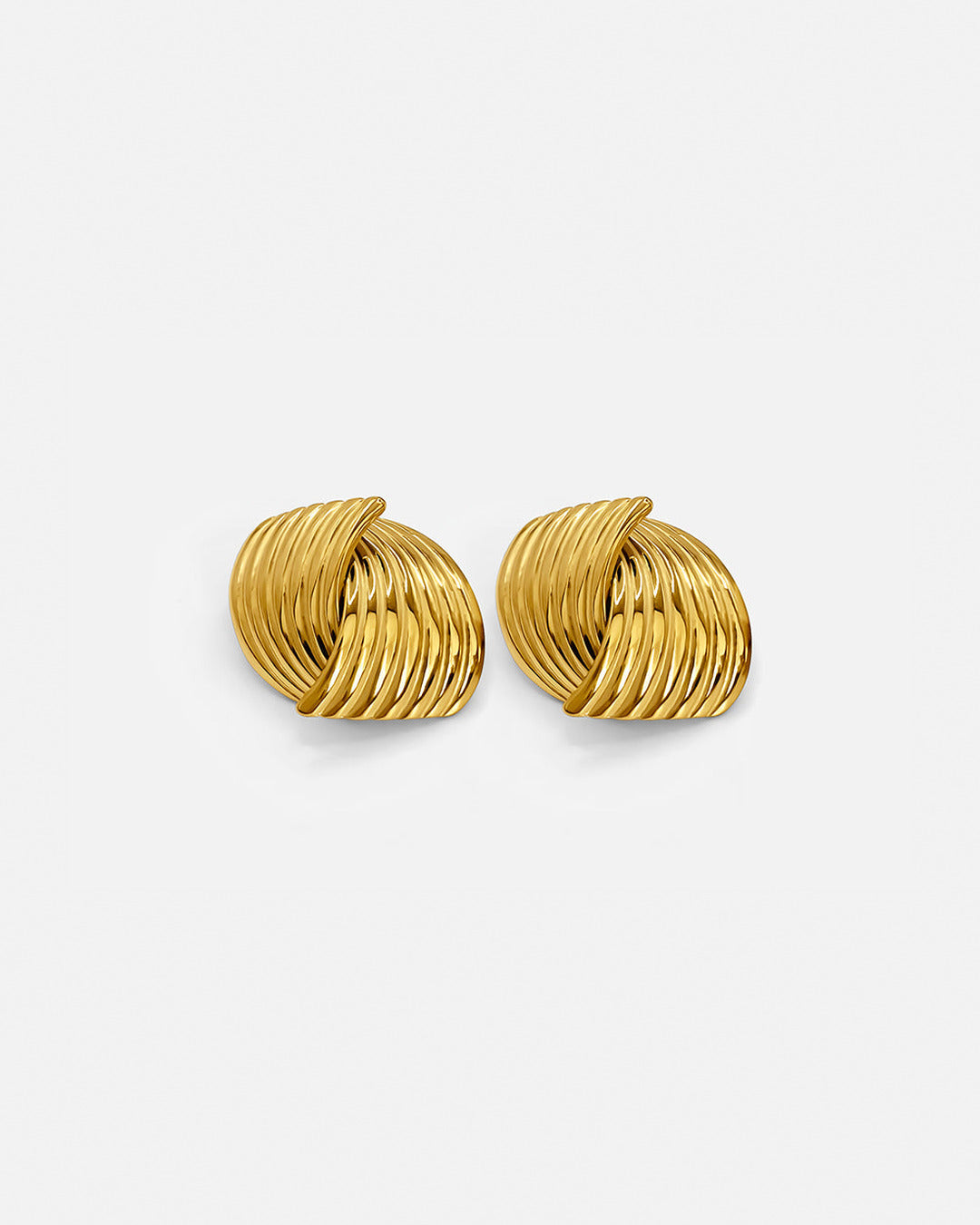 Twist Earrings - Gold
