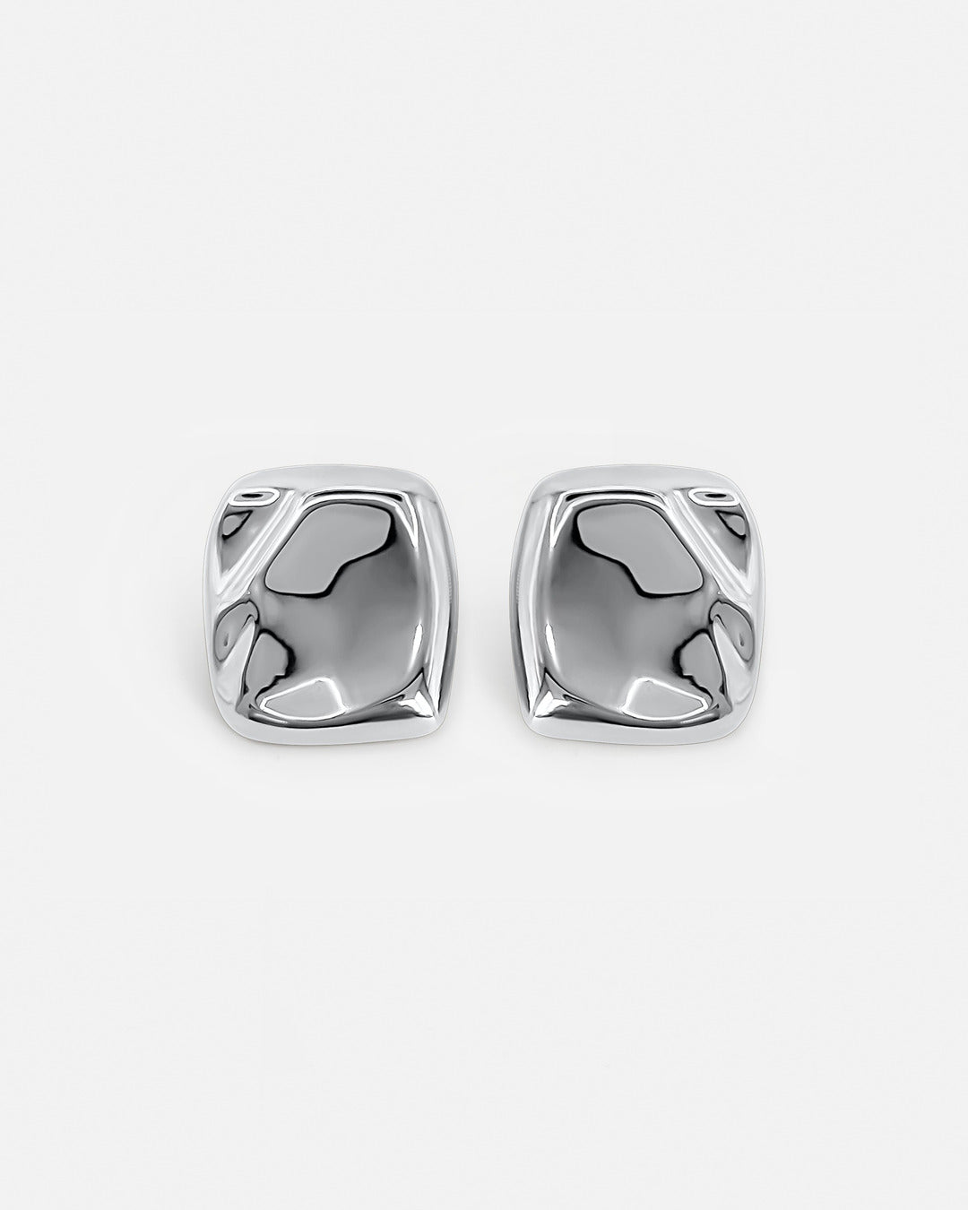 Molten Earring - Silver