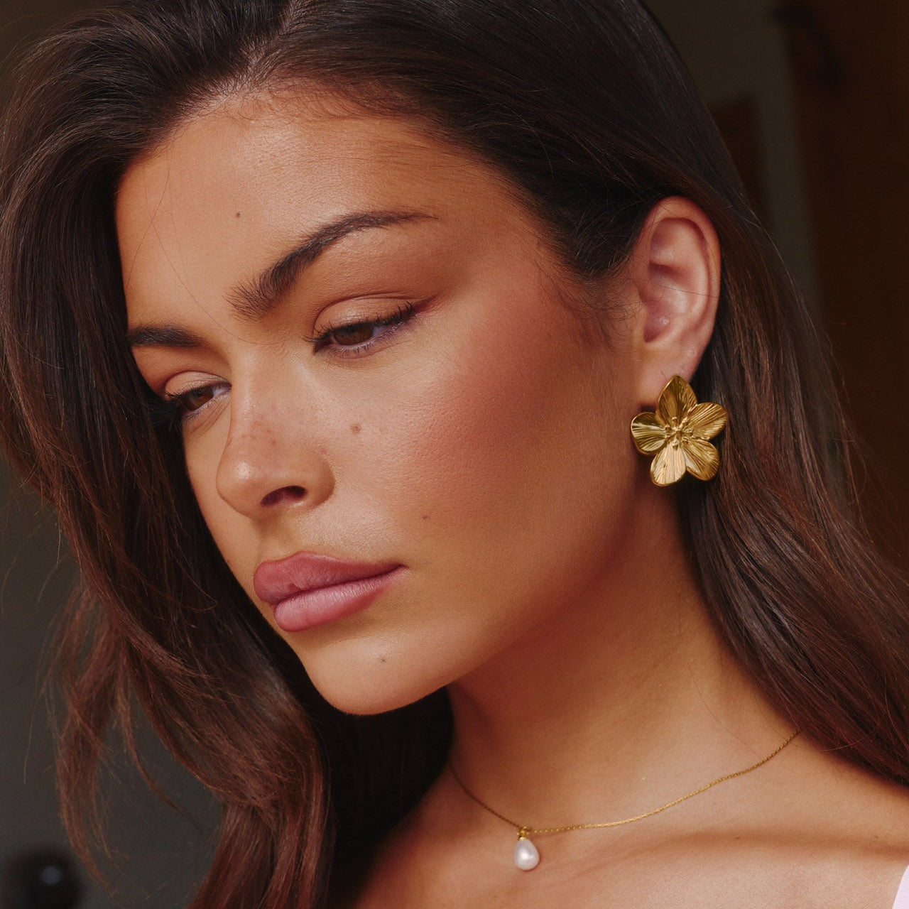 Flower Earrings Gold (Bundle)