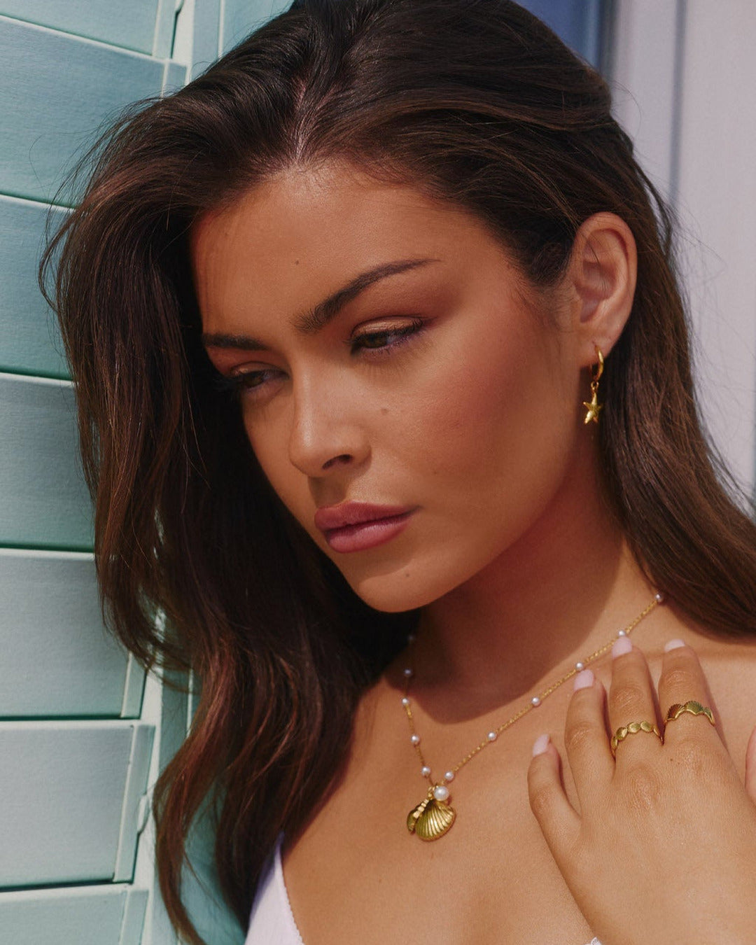 Starfish Drop Earrings