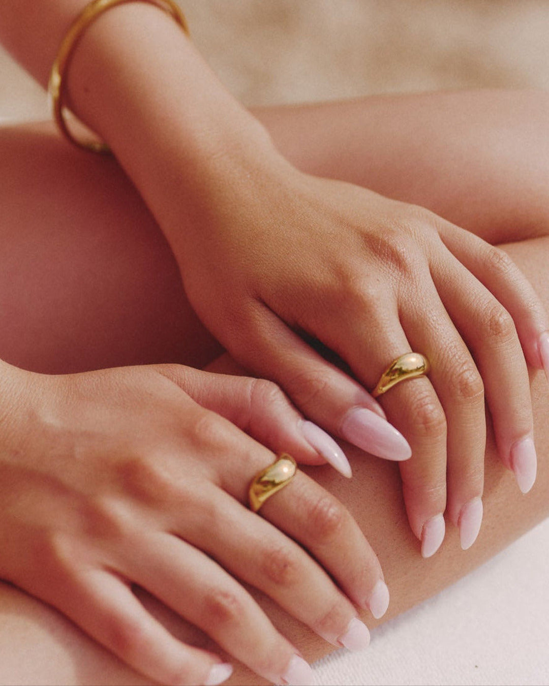 Small Stacking Bangle - Gold