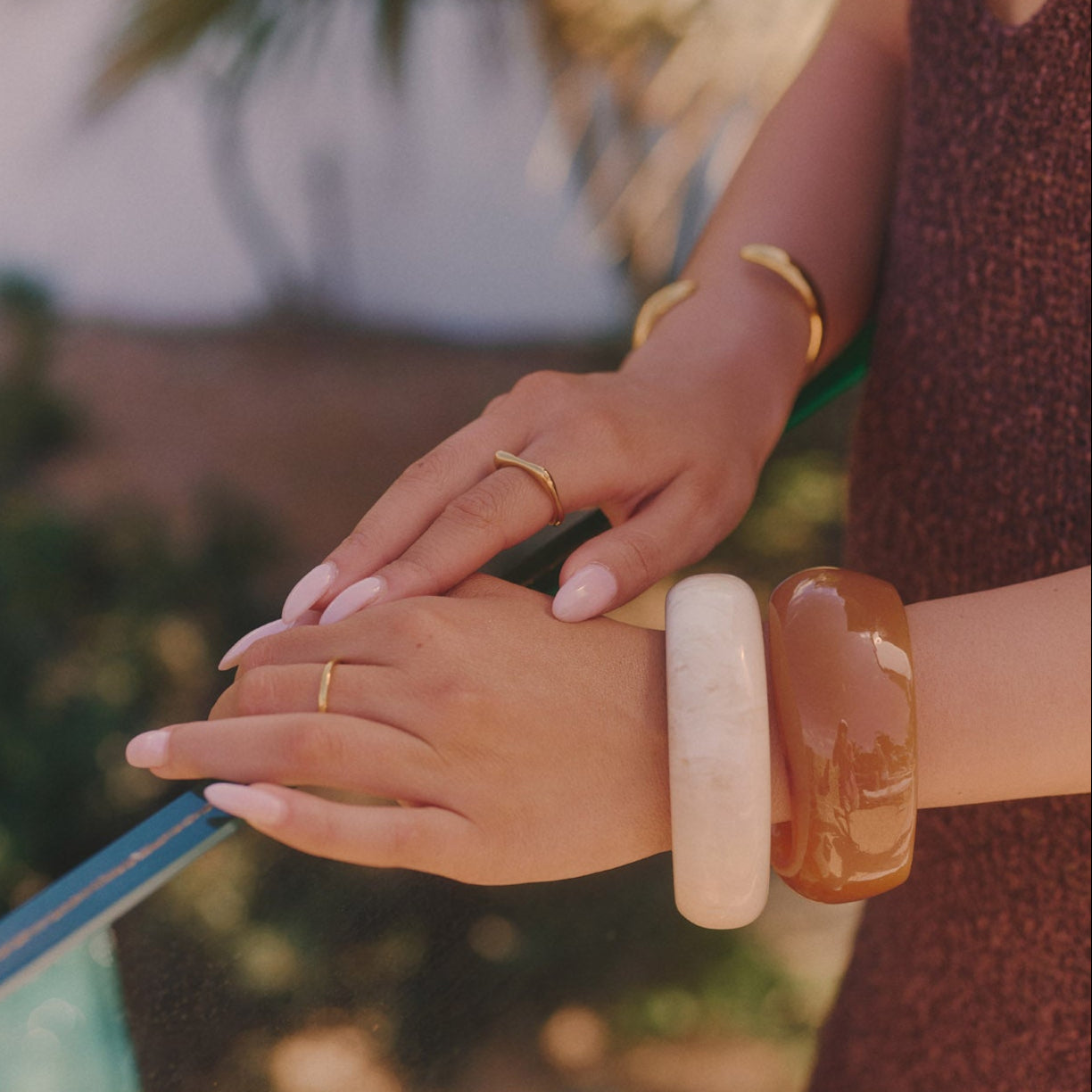 Contour Cuff Bracelet - Gold (Bundle)