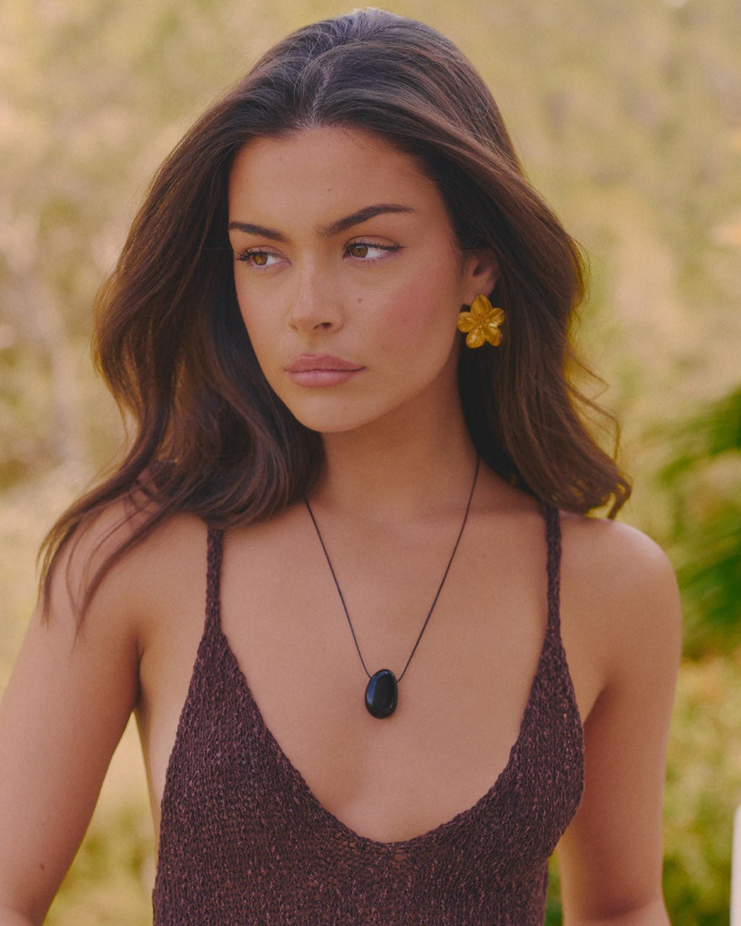 Flower Earrings Gold