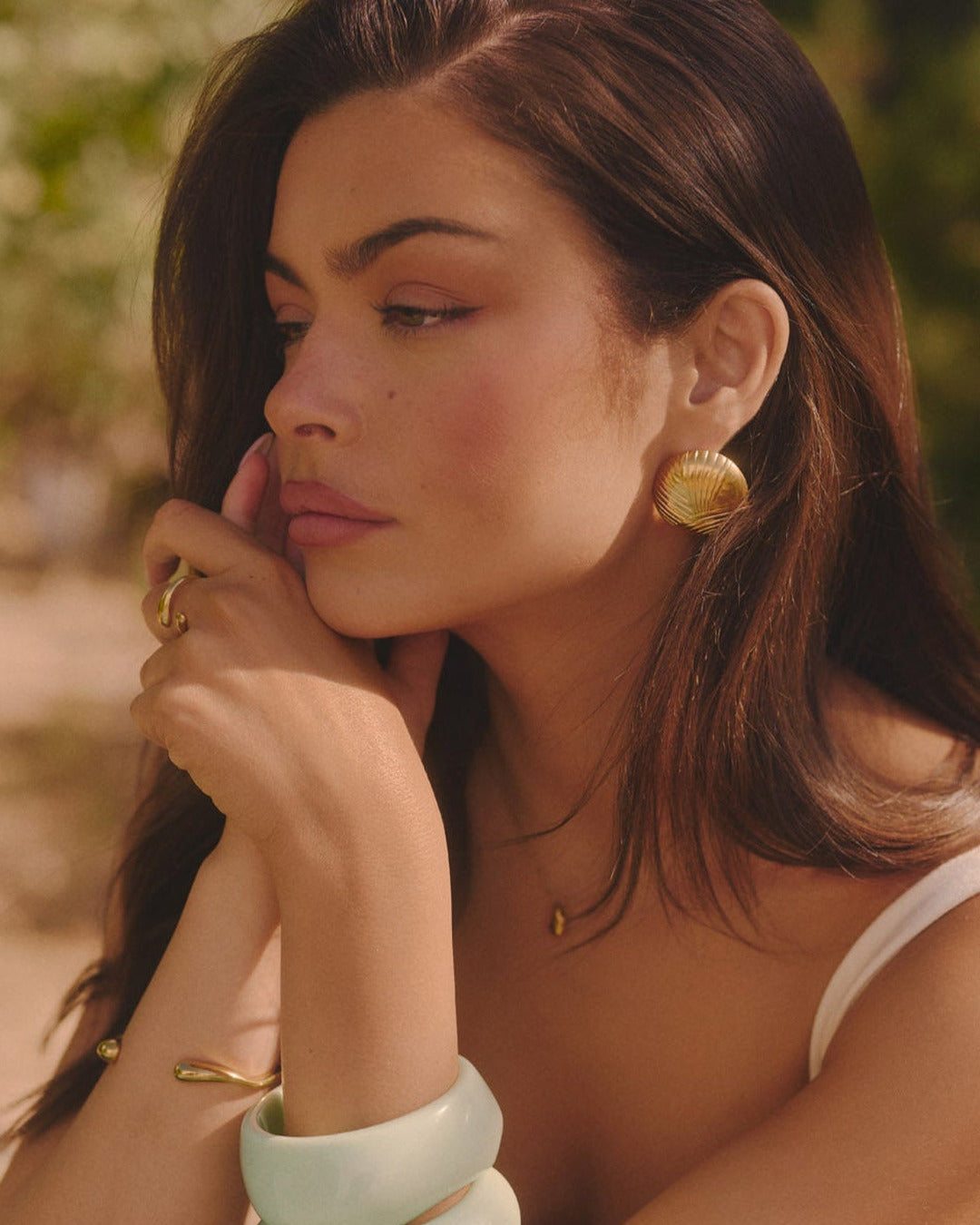 Circle Earring - Gold