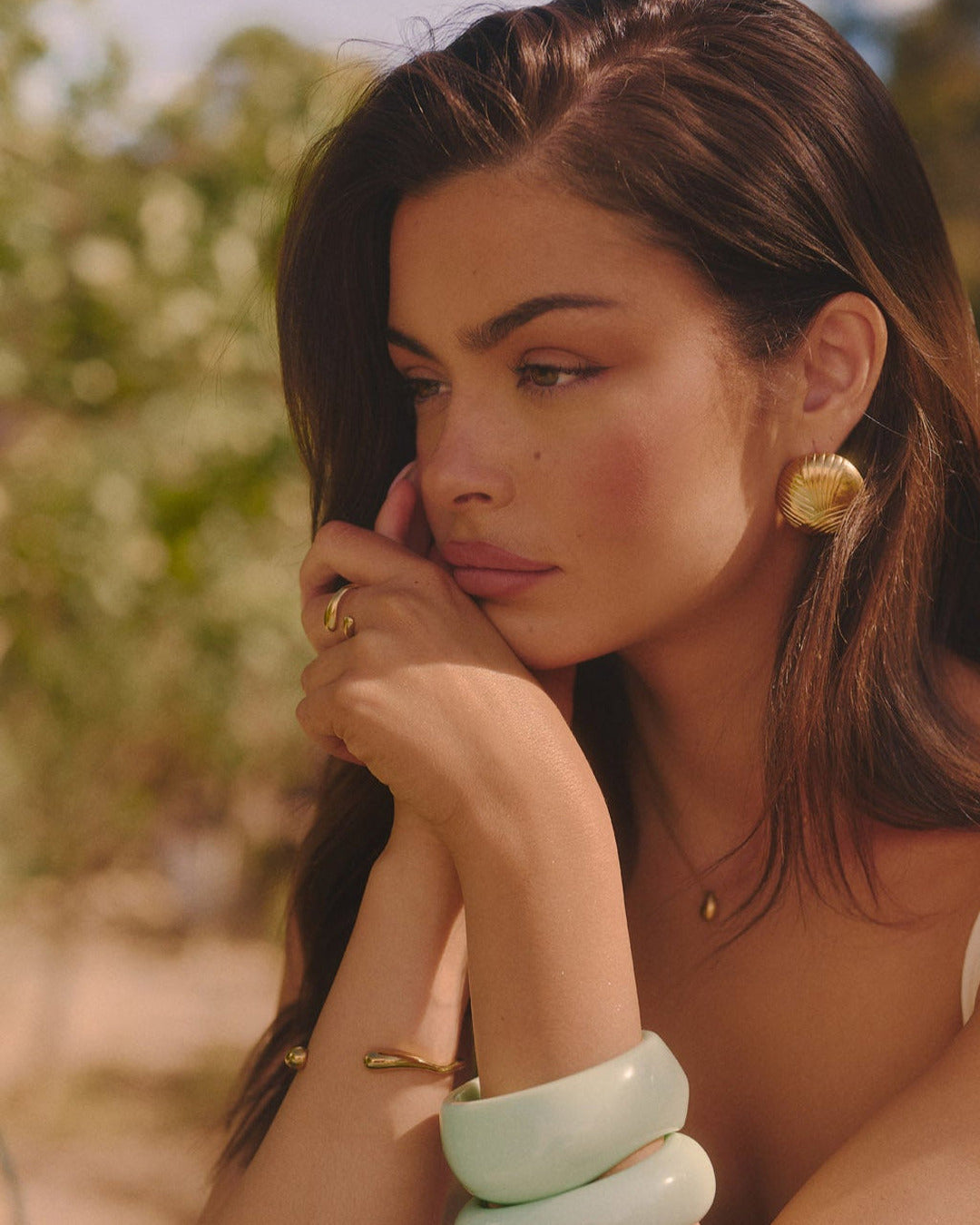 Circle Earring - Gold