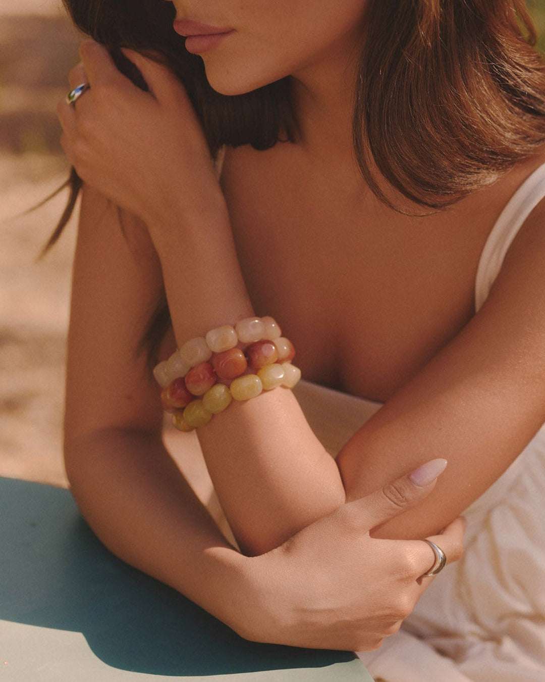Olive Stone Bracelet