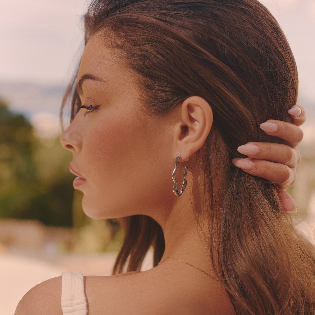Zephyr Hoop Earrings - Silver (Bundle)