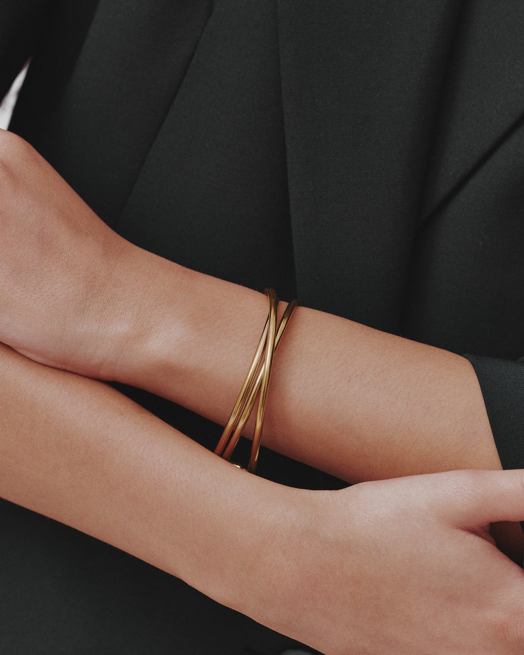 Gold Cuff Bangle