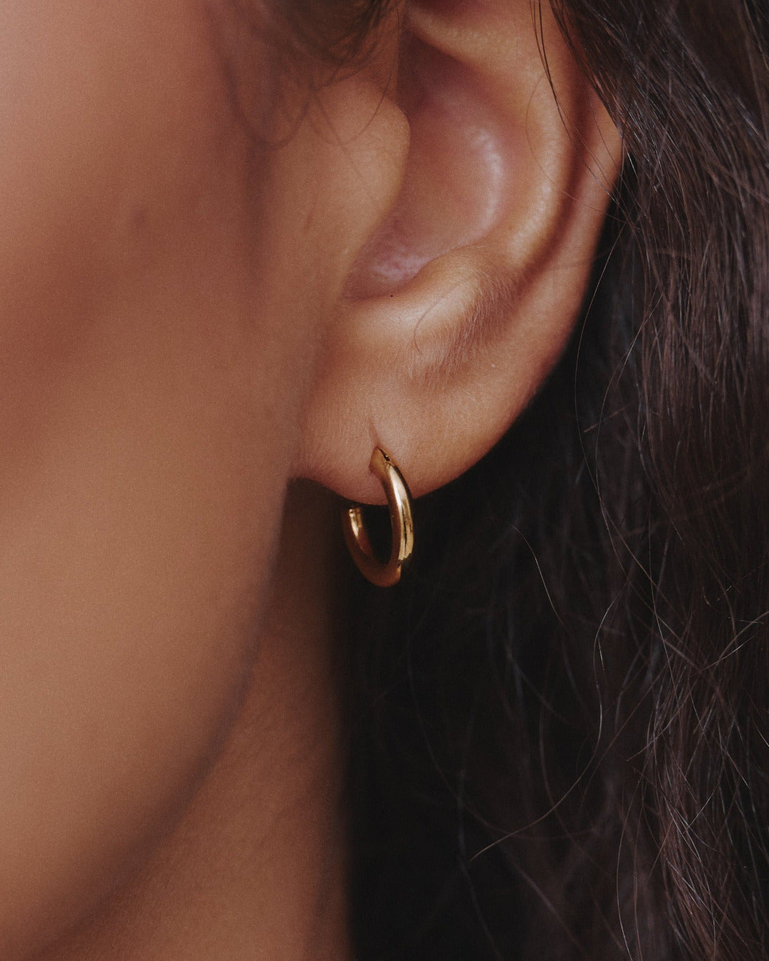 Everyday Mini Hoop - Gold