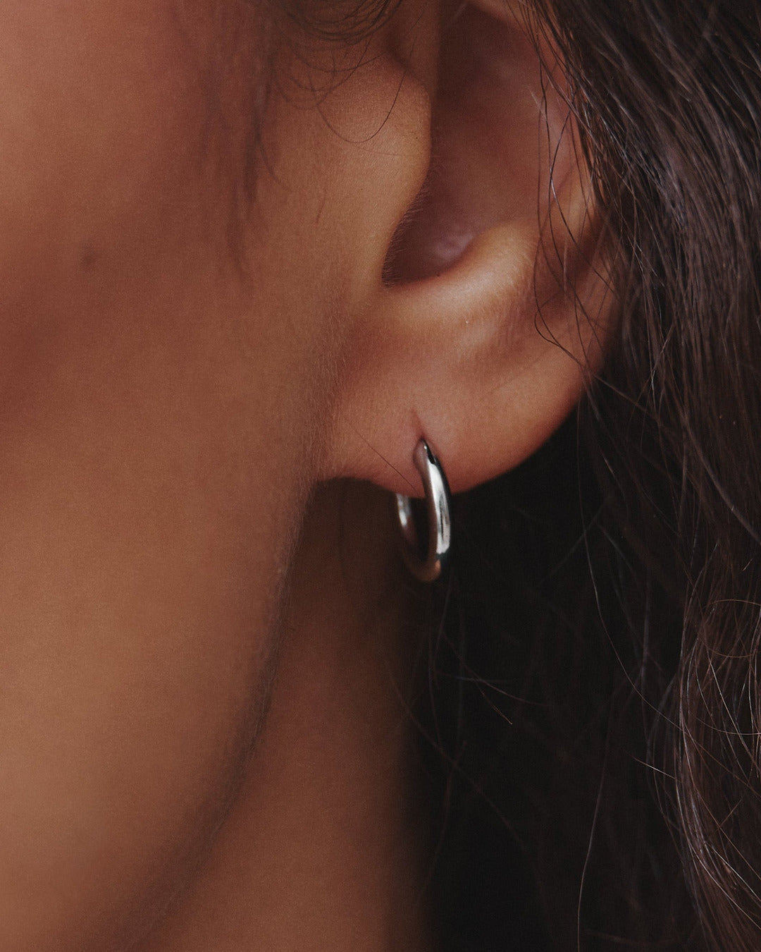Everyday Mini Hoop - Silver