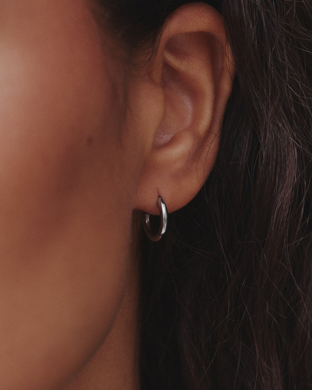 Everyday Mini Hoop - Silver