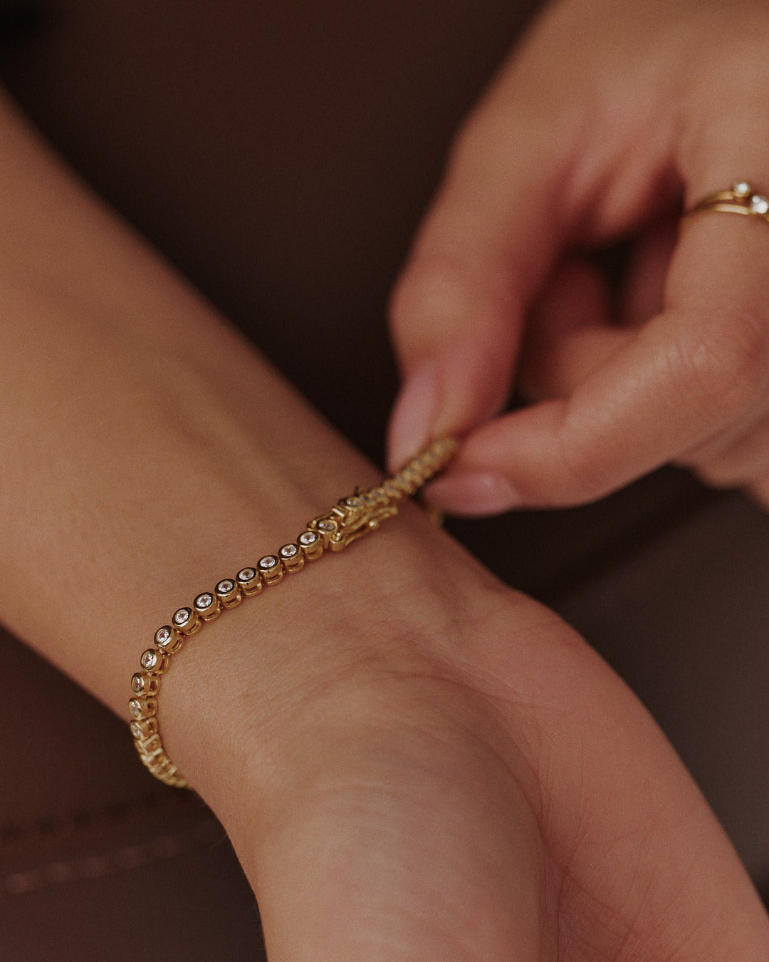 Round Tennis Bracelet