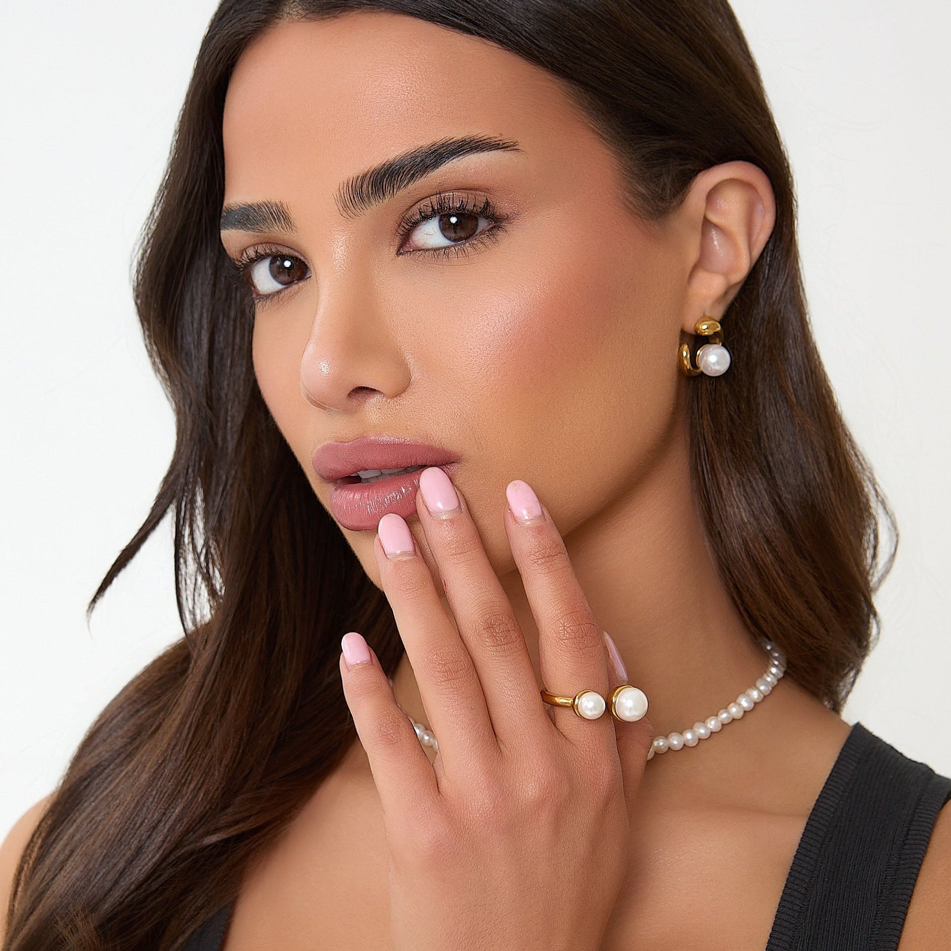 Gold Pearl Detail Earring (Bundle)