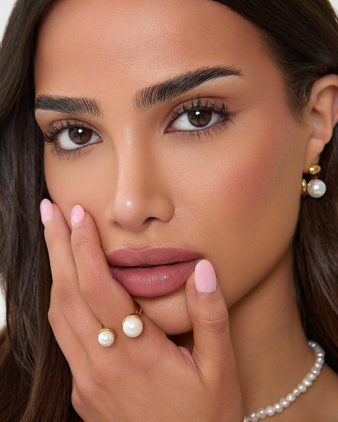 Double Pearl Ring