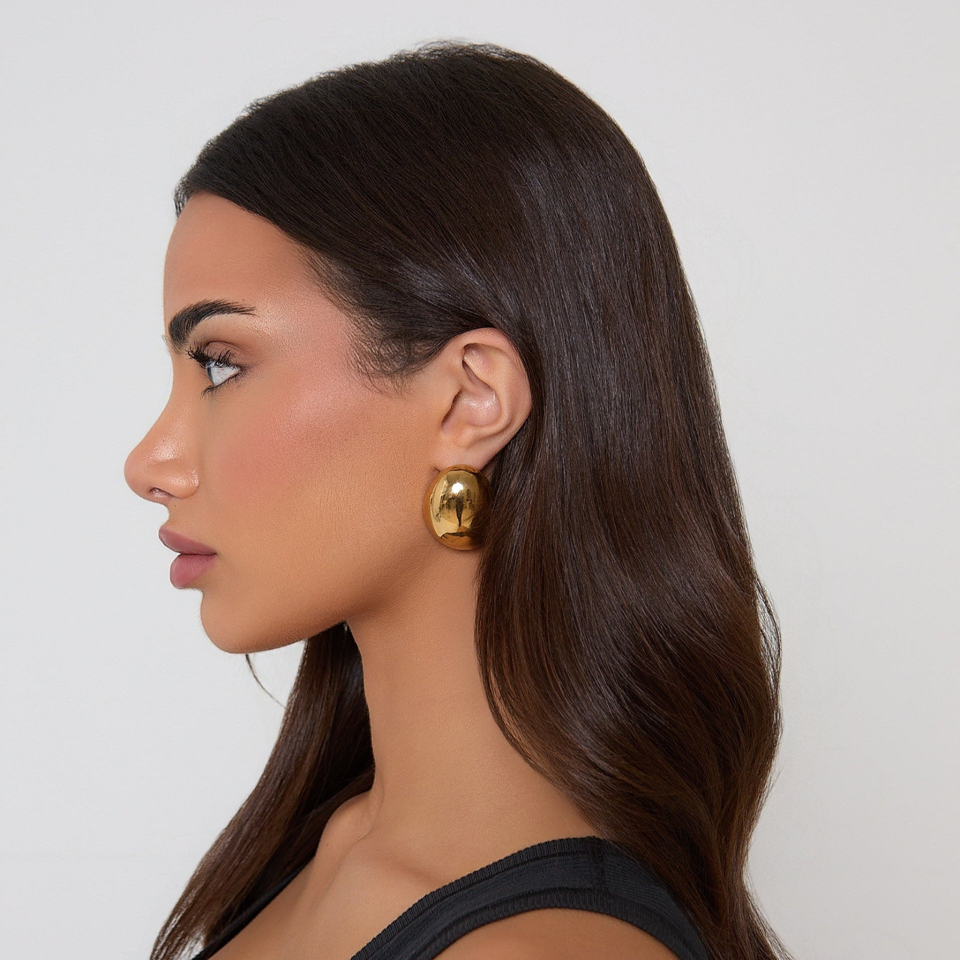 Gold Oval Earrings (Bundle)