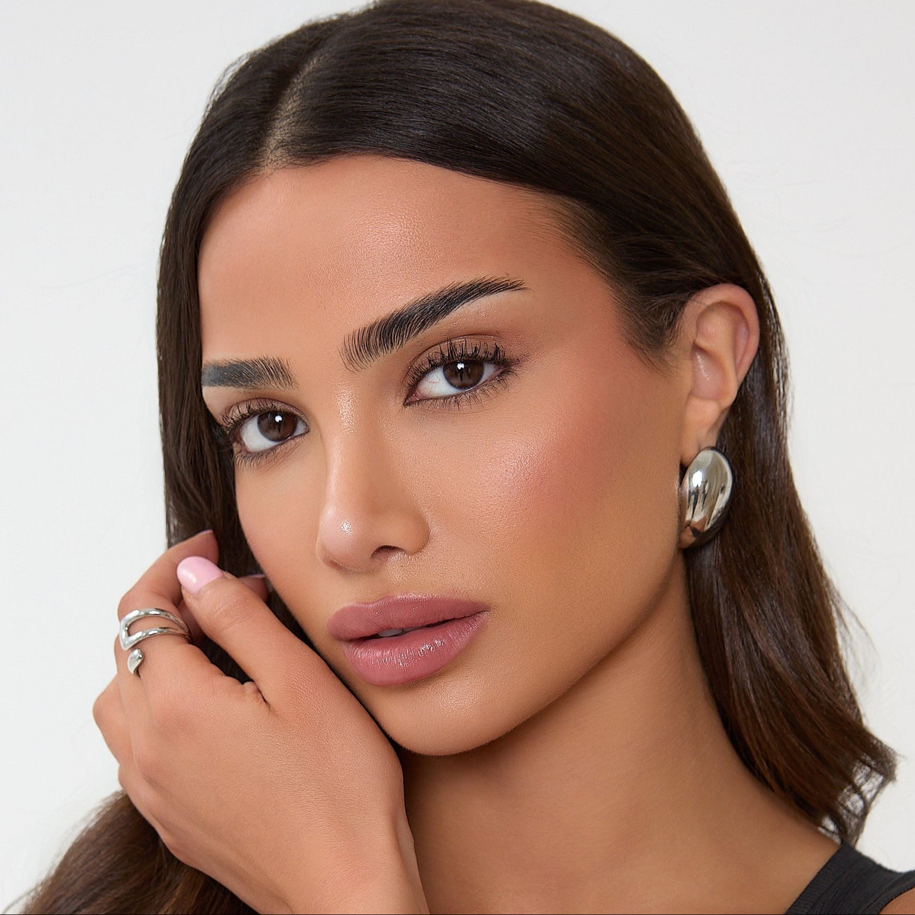 Silver Oval Earrings (Bundle)