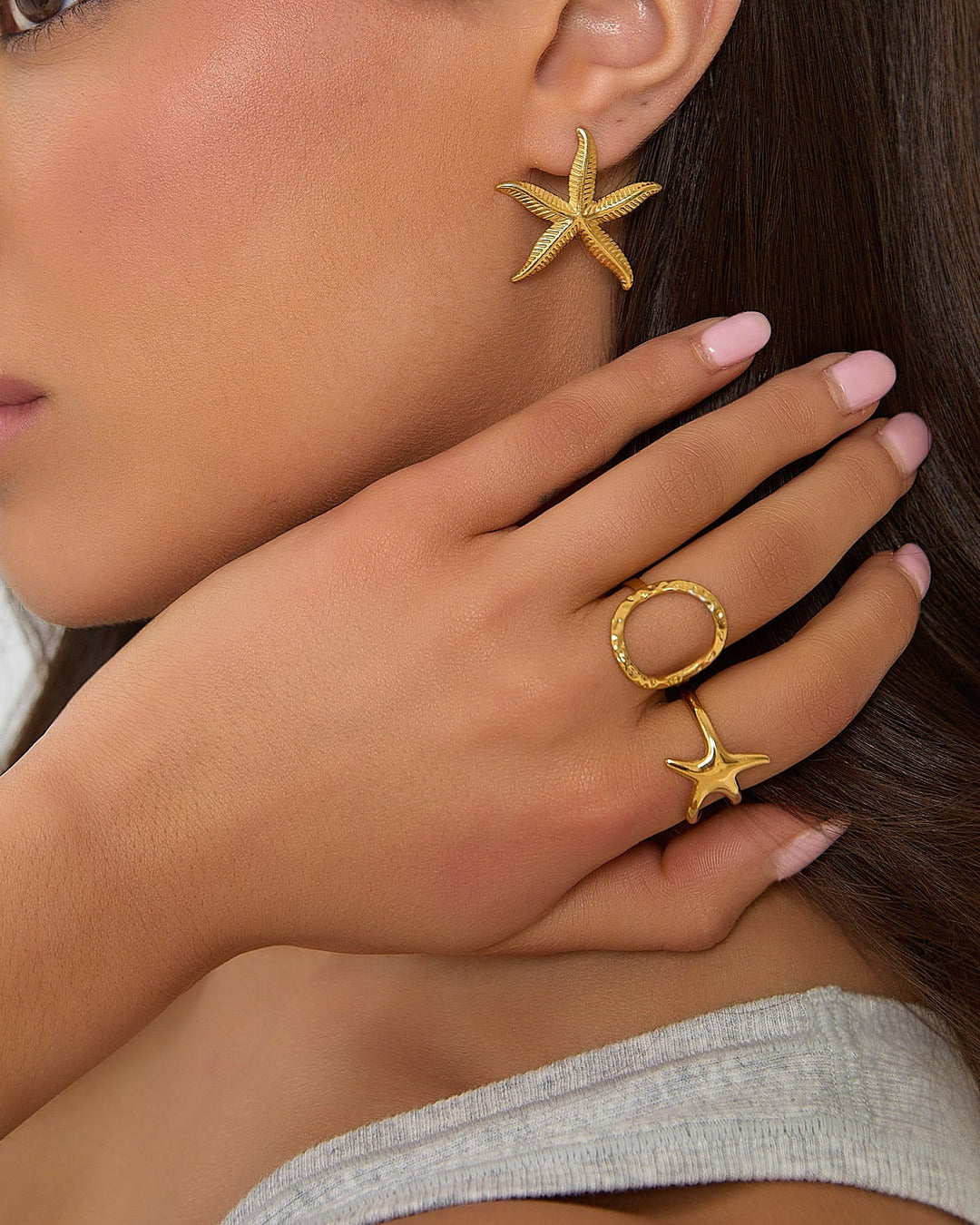 Adjustable Sea Star Ring