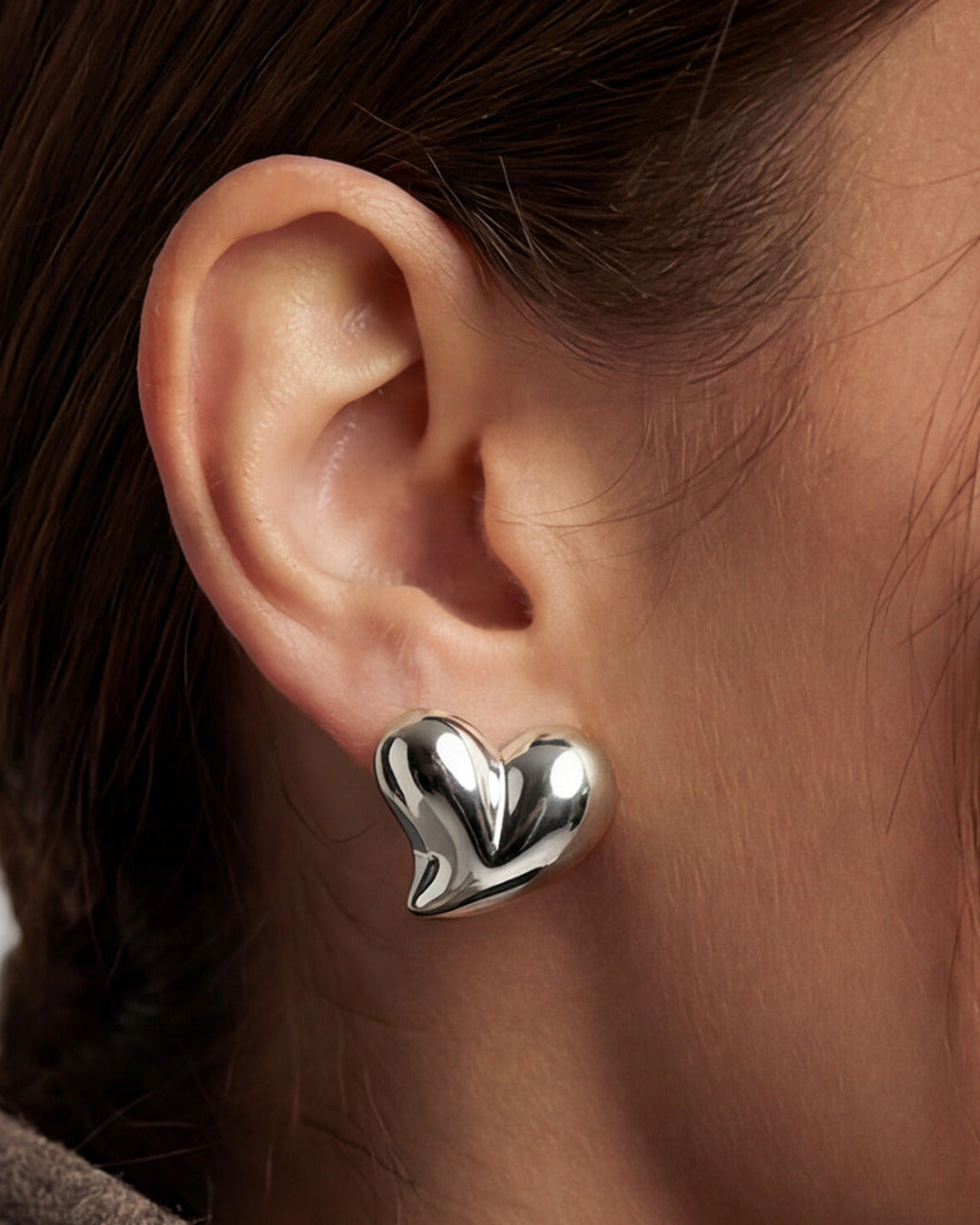 Lover Earrings - Silver