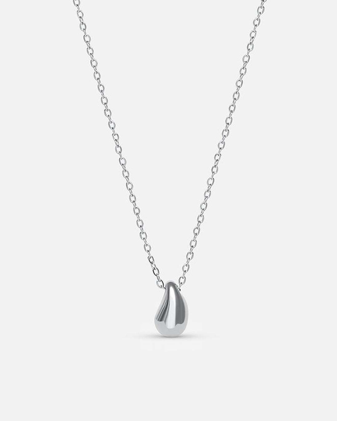Mini Drop Necklace - Silver