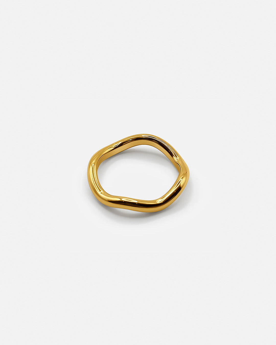 Mini Wave Ring - Gold