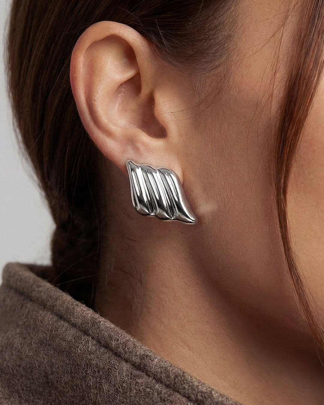Cupid Earrings - Silver