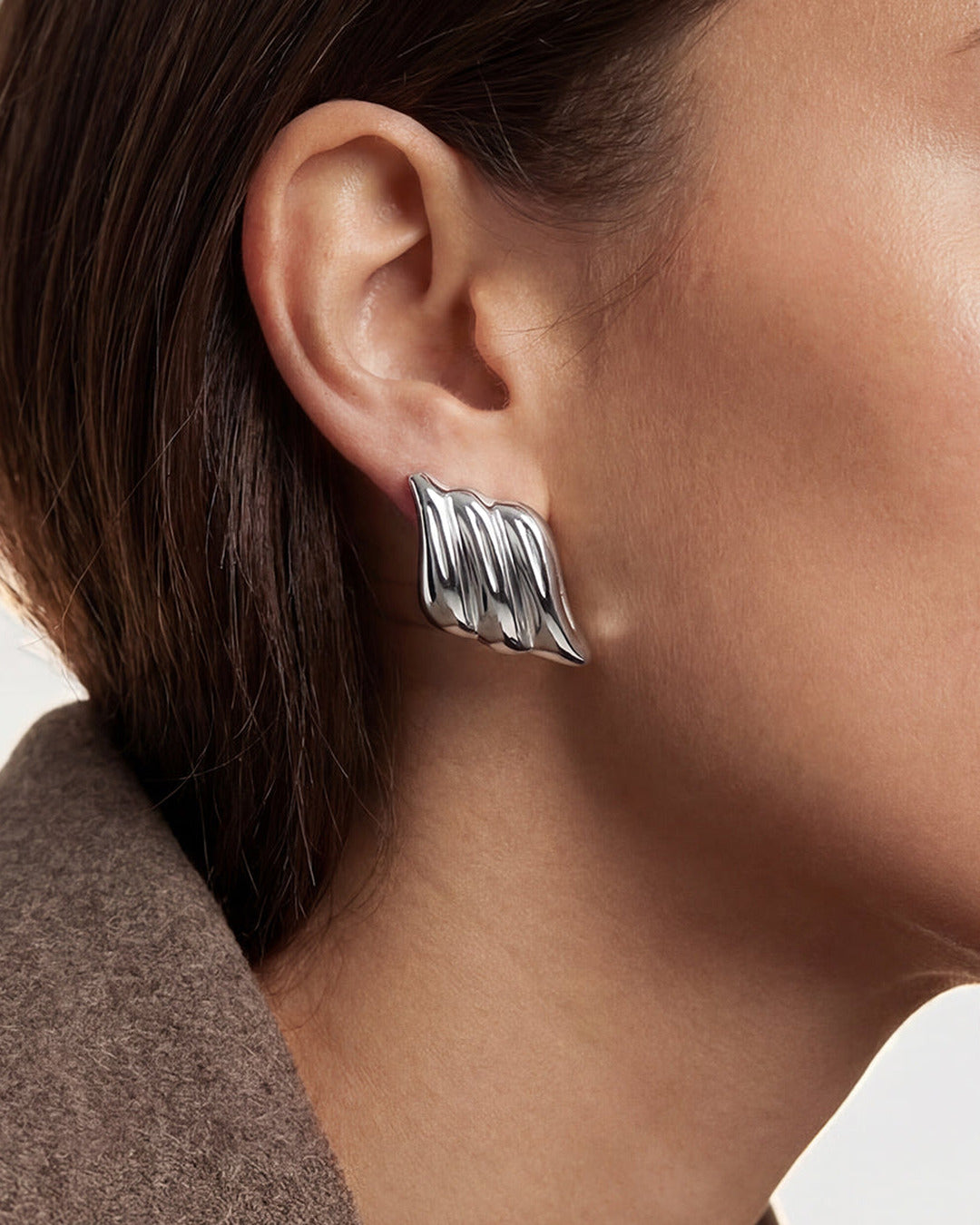 Cupid Earrings - Silver