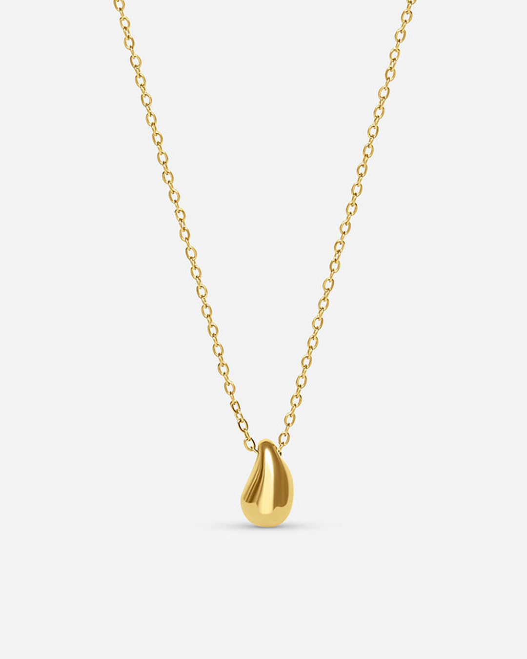 Mini Drop Necklace Gold